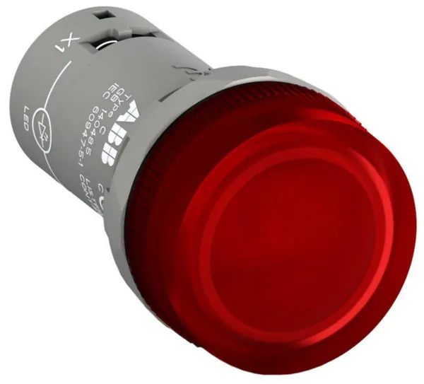 Merkkivalokaluste LED ABB PUNAINEN, 110-130V AC