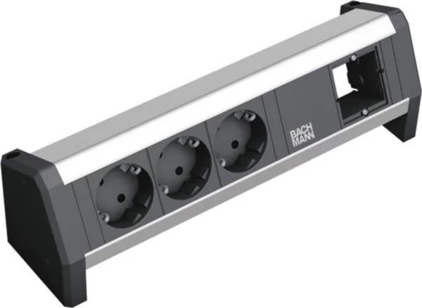 Pistorasiapaneelit DESK 1 Bachmann 3xPR 1xMODUULIP GST 18i3