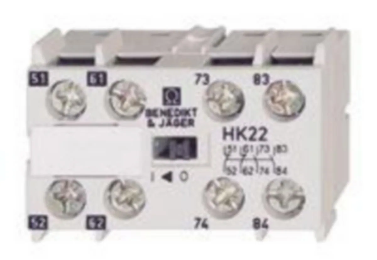 Apukosketin HK Benedikt & Jäger HK22 2S+2A 3A AC15 10A AC1