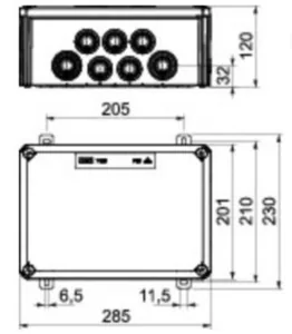 Jakorasia OBO BSS E90 - JAKORASIA E90 BSS T350ED 4X32AD, IP66, E90