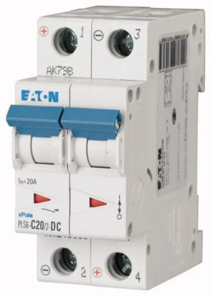 Johdonsuojakatkaisija Eaton Xpole PLS6-C20/2-DC-MW