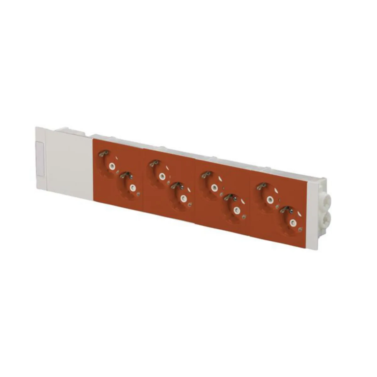 Kanavapistorasia ABB ProDuct esikytketty 8-osainen 8S/16A/IP20 ESIKYTK. ORA – oranssi