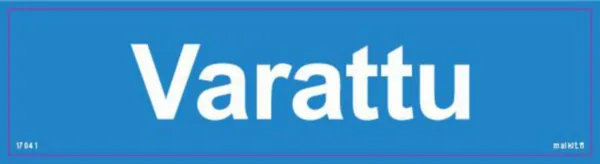 Merkintätarra Malkit Kiinteistö VARATTU 200X50