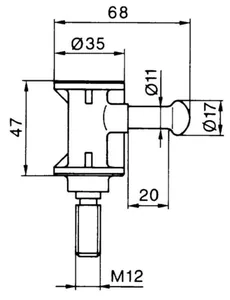 Ohjaussauva Dehn+Söhne DEHNsafety - OHJAUSSAUVA DEHN SAFETY SSK M12