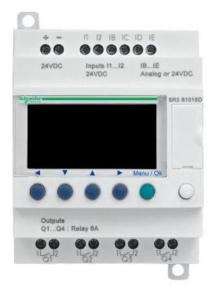 Ohjelmoitava rele Schneider Electric Zelio SR 10 I-O 100-240 VAC
