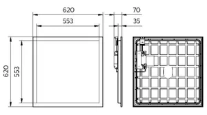 Moduulivalaisin Philips CoreLine Panel - MODUULIVALAISIN CORELINE PANEL 3600LM 840 26W WIA 60X60 OC