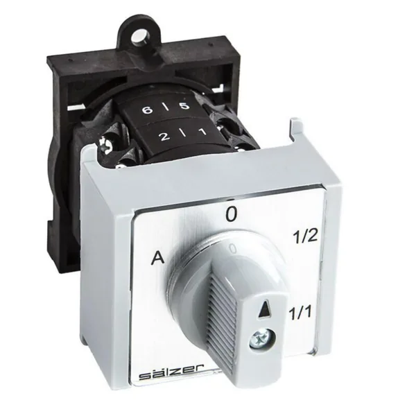 Nokkakytkin askel Sälzer P220 A-0-1/2-1/1 20A DIN