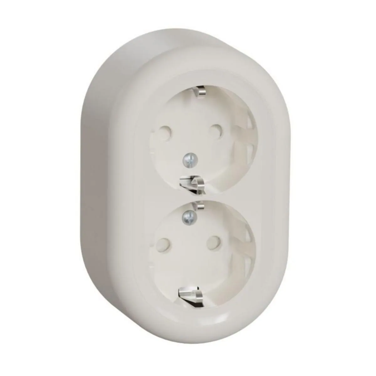 Pistorasia Schneider Electric Renova 2-osainen pinta 2S/16A/IP21 PPR VAL – valkoinen