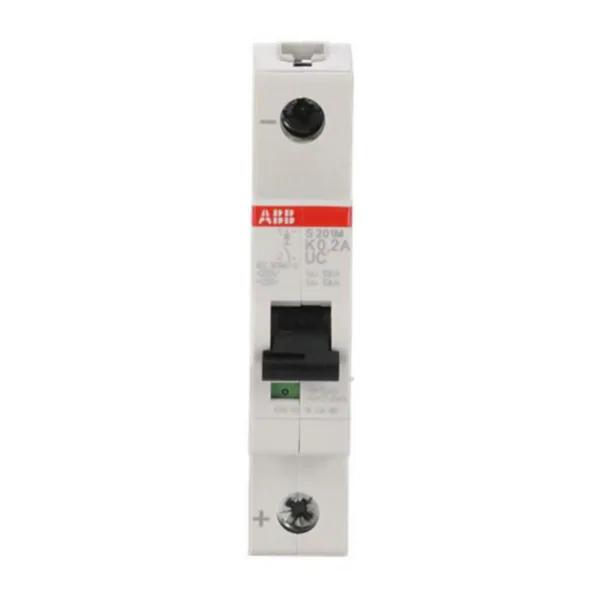 Johdonsuojakatkaisija ABB S200MUC 1-pole K-char. 0,2A