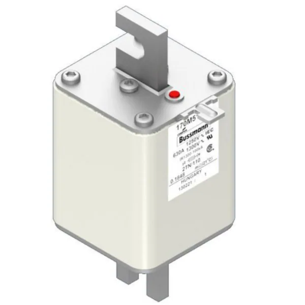 Kahvasulake Bussmann erikoisnopea kahva 2 KOKO2, 1250VAC, 630A