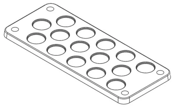 Läpivientilaippa Selcast II-AIHIOLAIPP Ø23 15kpl/AIHIOT