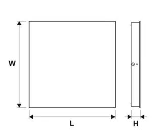 Puhdastilavalaisin Black Box LUG Light Factory - PUHDASTILAVALAISIN LUG LIGHT MEDICA IP65 41W 4000LM 940 DA