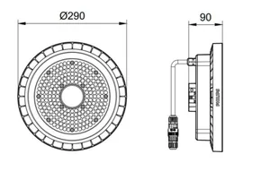 Syväsäteilijä Philips CoreLine highbay - SYVÄSÄTEILIJÄ CORELINE HIGHBAY 10500LM 840 ON/OFF IP65 WB
