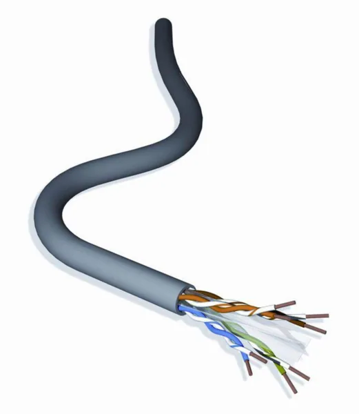 Tietoverkkokaapeli-CAT6 Brand-Rex U/UTP ECA TIETOVERKKOKAAP CAT6 BRANDREX BR C6U-HF1 1XU/UTP 250MHZ
