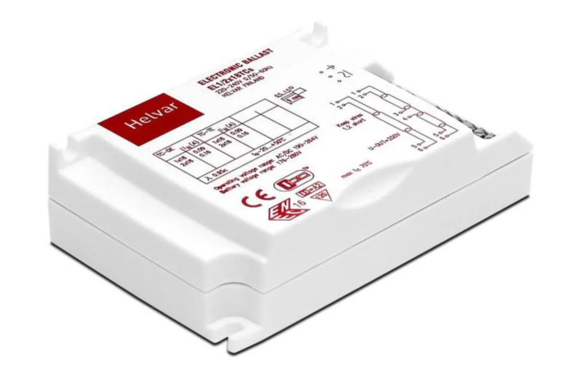 Elektroninen liitäntälaite Helvar EL-TCs EL1/2X18TCS