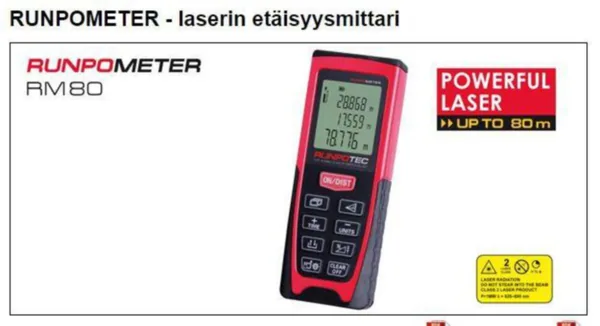Etäisyysmittari Runpotec
