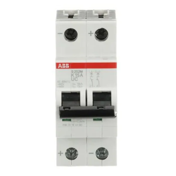 Johdonsuojakatkaisija ABB S200MUC 2-pole K-char. 15A