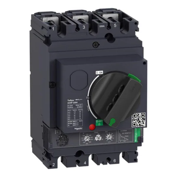 Moottorinsuojakatkaisija Schneider Electric TeSys GV5P GV5P220H 110-220A 90-110KW