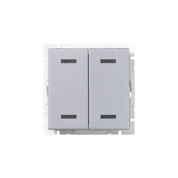 Painike ABB Impressivo 4/2-osainen, 5-24Vac/dc 4-OS 1A/24V IP20 ALU