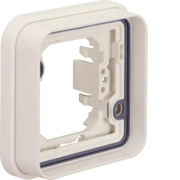 Pintakehys Hager W.1 1-f. flushm. white