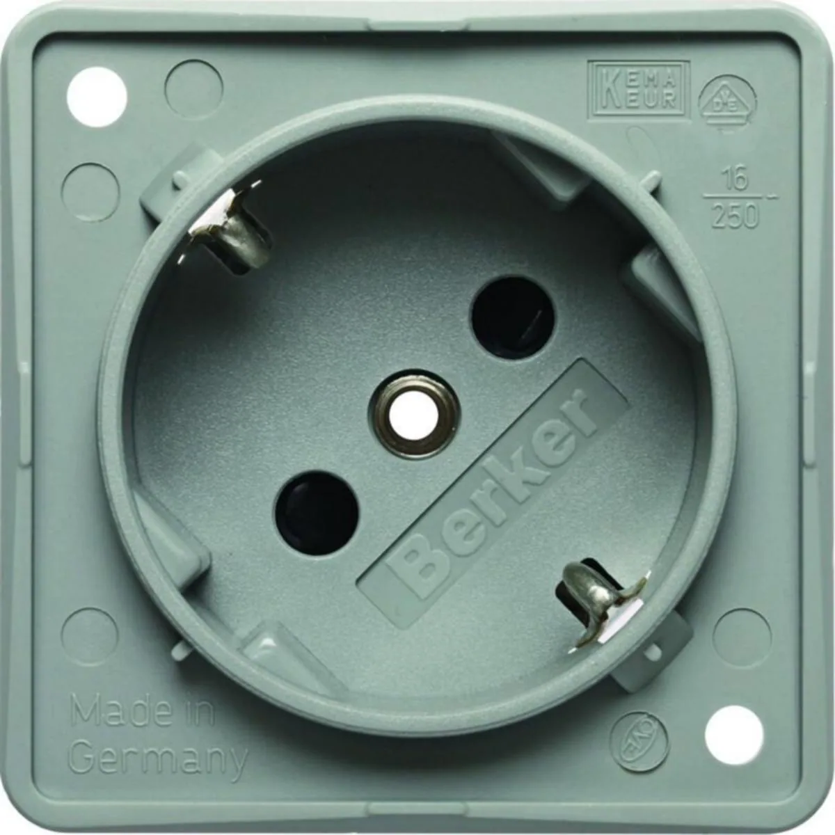 Pistorasia Hager Integro Flow 1S/16A/250V 45ast UKJ gray