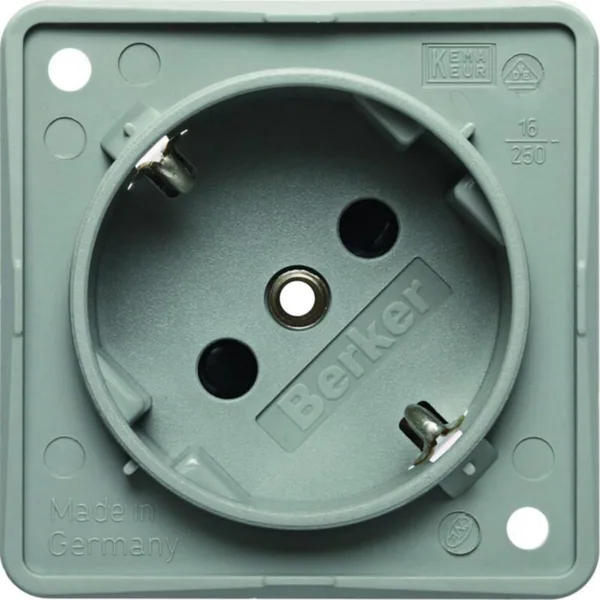Pistorasia Hager Integro Flow 1S/16A/250V 45ast UKJ gray