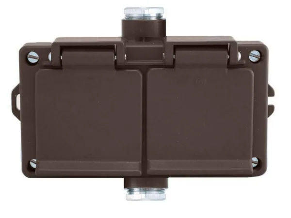 Pistorasia Selcast 2-os IP44 16A 2xPK16