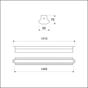Runkovalaisin Elektro-Valo 90° linssi RPP - RUNKOVALAISIN RPP 5B 90A 4K HF DIP