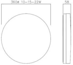 Tunnistinvalaisin Black Box NVC Amarillo - TUNNISTINVALAISIN NVC AMARILLO IP54 22W 2460LM 3/4KR