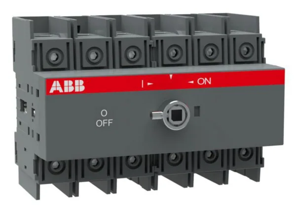 Kuormankytkin vipu ABB 6-napainen OT100F6 100A. 6-NAP