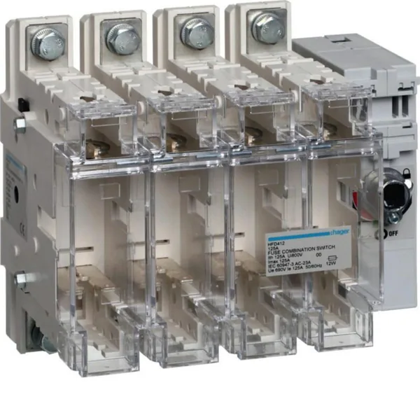 Kytkinvaroke Hager HFD412 4N 125A NH00