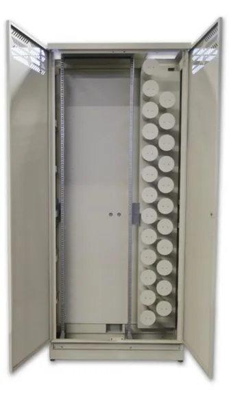 Lattiakaappi Naficon 19" ODF 900X300X2000MM RK-KAAP