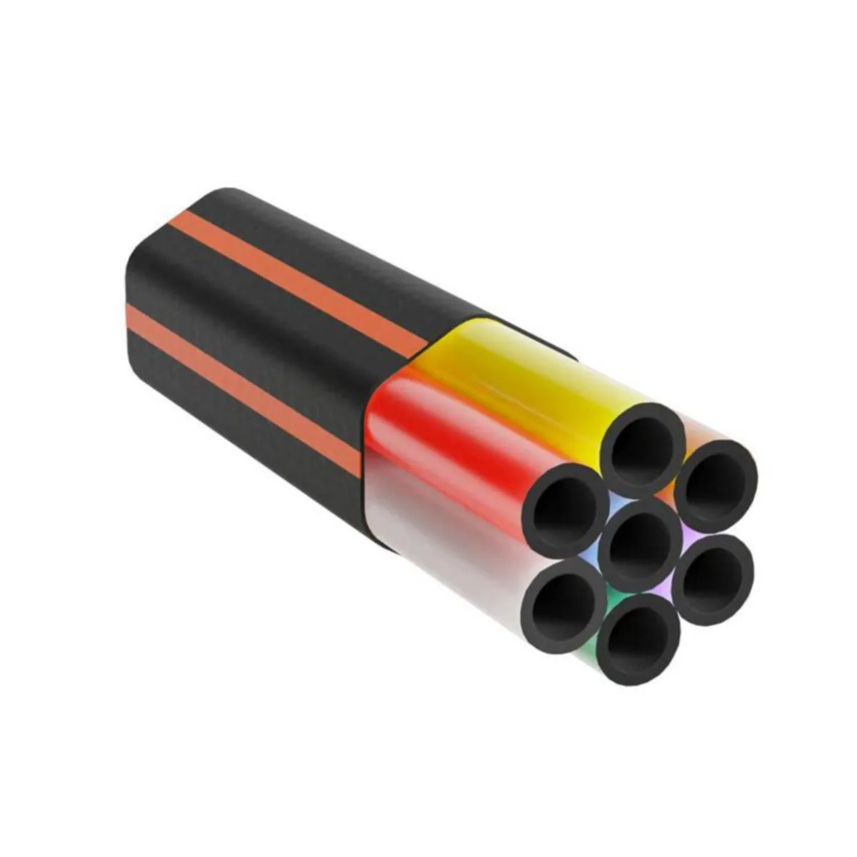 Mikrokanavanippu Hexatronic ECO DB 7X14/10MM VIHREÄ 1100M