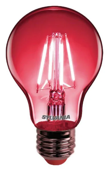 Sisustuslamppu Sylvania ToLEDo Retro Colored A60 4.1W RED 80LM E27 CL IP54