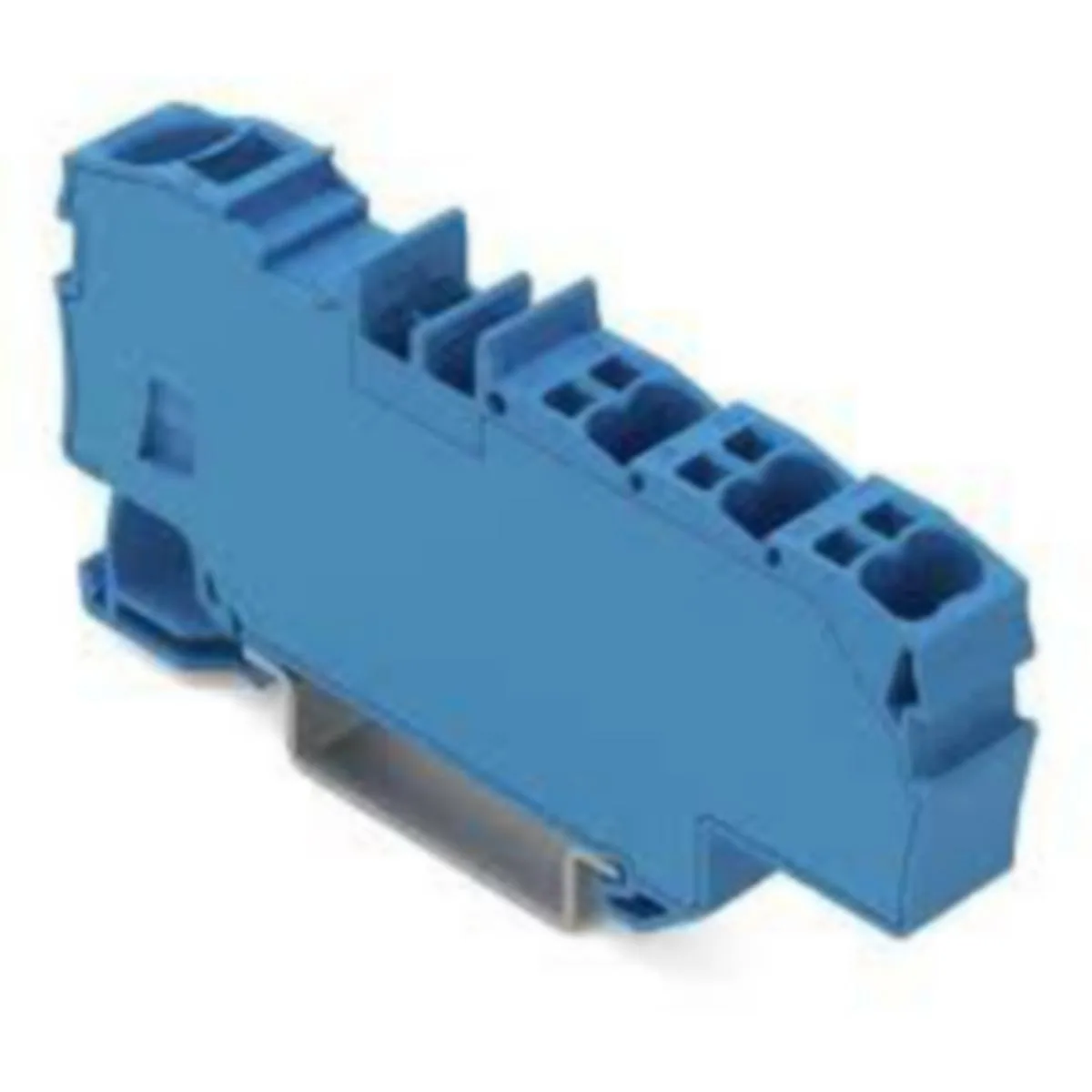 Haaroitusliitin Wago 1X6(10)MM²/6X1.5(2,5)MM², SIN – sininen