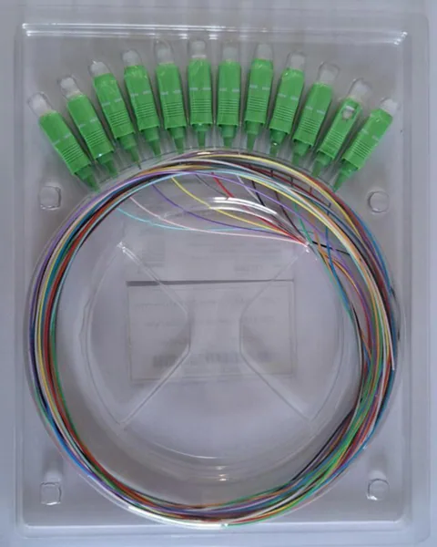 Häntäkuitu LA-FIBER SM SC APC 12KPL 1.0M COLOR