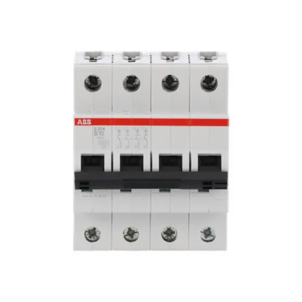 Johdonsuojakatkaisija ABB S200 B-käyrä 4-nap S204-B10 B10A