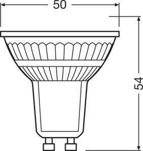 Kohdelamppu Ledvance Performance Spot PAR16 - KOHDELAMPPU PERFORMANCE SPOT PAR16 5W/927 345LM GU10 DIM 15