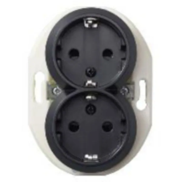 Pistorasia Schneider Electric Renova 2-osainen 2S/16A/230V/IP21 2-PIIR. MUS
