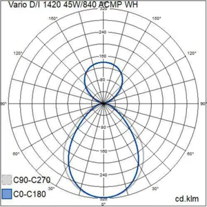 Pinta-/ripustusvalaisin Airam Vario - RIPUSTUSVALAISIN VARIO 1420 47W/840 ACMP WH D/I