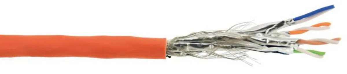 Tietoverkkokaapeli-CAT7 Gigamedia - TIETOVERKKOKAAP-CAT7 GIGAMEDIA 1XS/FTP LSOH OR DCA 500