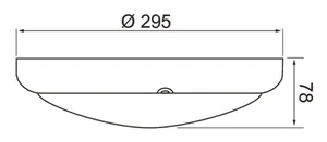Yleisvalaisin pinta Airam Pro Sono - YLEISVALAISIN PINTA SONO IP54 15W 835 PCO WH