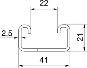 Ankkurikisko MP-Bolagen MP-V 21x41mm - ASENNUSKISKO MP-BOLAGEN MP-026Z Ankkurikisko MP-V 500Z