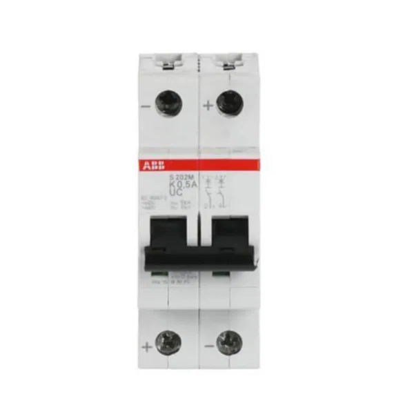 Johdonsuojakatkaisija ABB S200MUC 2-pole K-char. 0,5A
