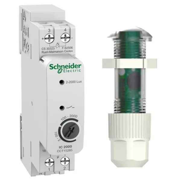Kellokytkin digitaalinen Schneider Electric Acti 9 IC2000 INDOOR (2 - 2.000 LX