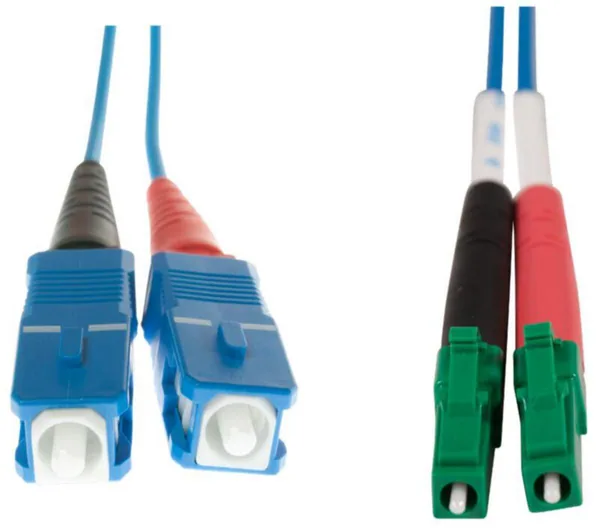 Kytkentäkaapeli-kuitu Hexatronic SM Duplex SC/UPC-LC/APC HEXATRON 2XSC/UPC-2XLC/APC DPX SIN 3M