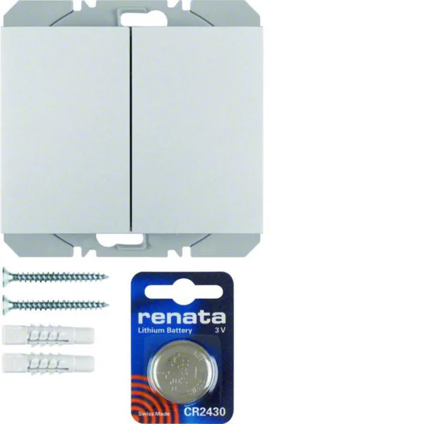 Painike langaton KNX Hager K.5 2OS PAR 3V QUICKLINK AN-AL