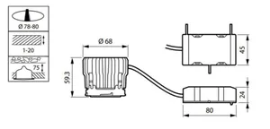 Led-moduuli Philips CoreLine - ALASVALO CORELINE LED-MODUULI 680LM 830 7.2W