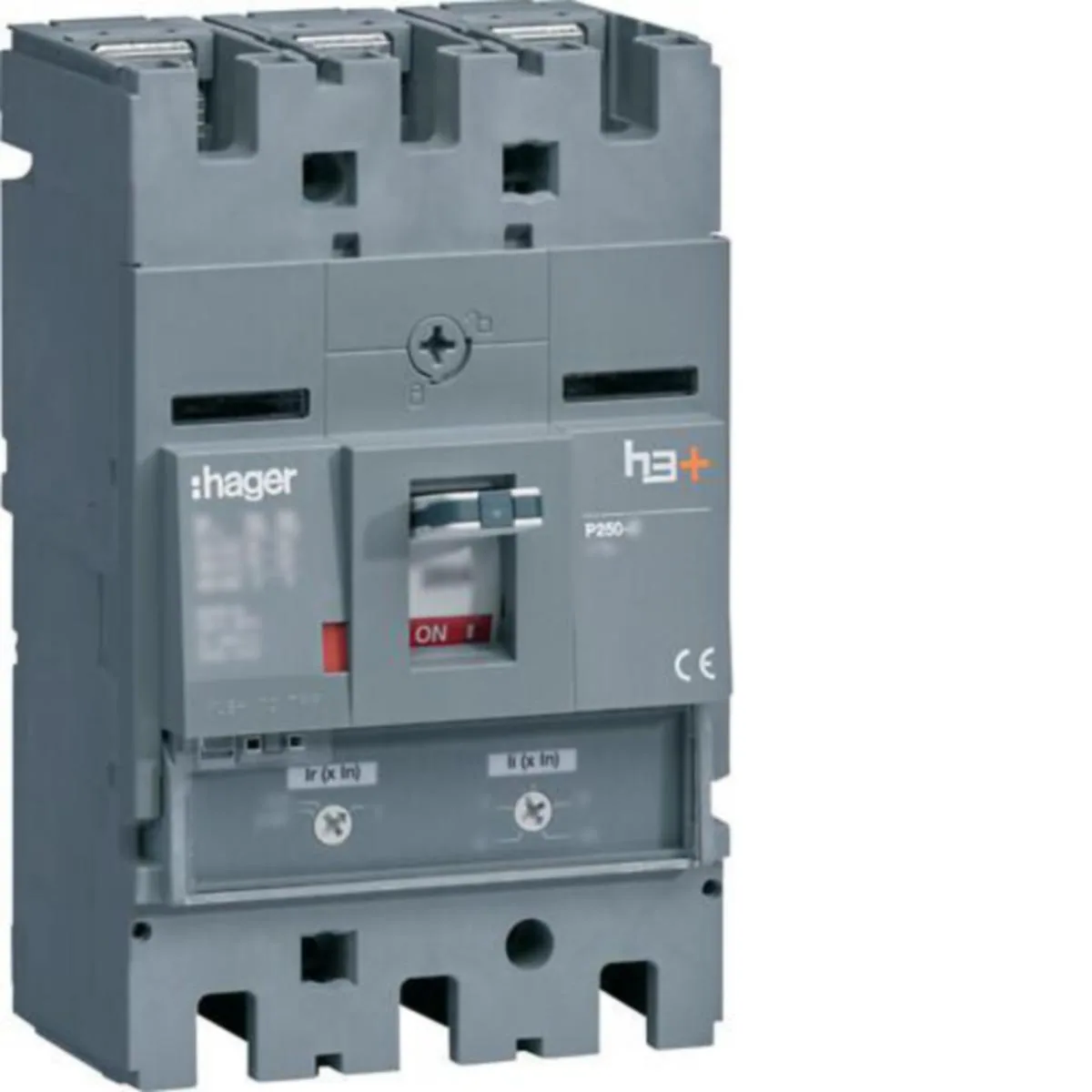 Kompaktikatkaisija Hager h3+ TM P250 3N 200A 25KA