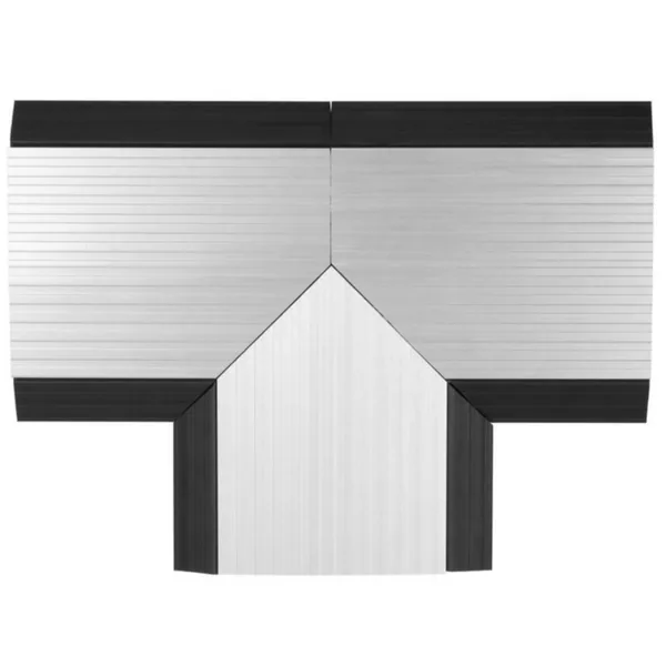 Lattiakanava FSR Smart-Way 2-part Tee, aluminum